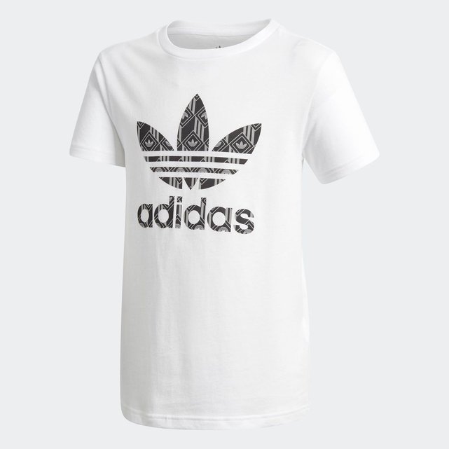 T-shirt blanc Adidas Originals | La Redoute