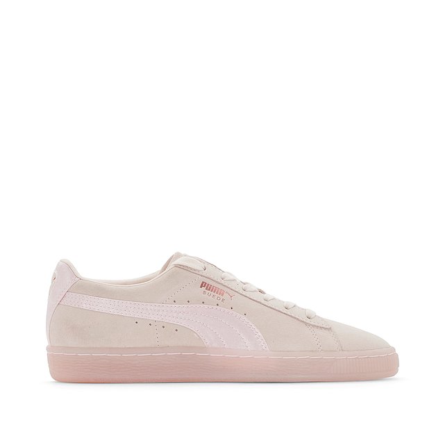 Wn suede cl satin trainers pink Puma 