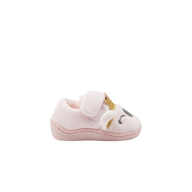 Chaussons Esprit Peluche Rose Clair Vertbaudet La Redoute