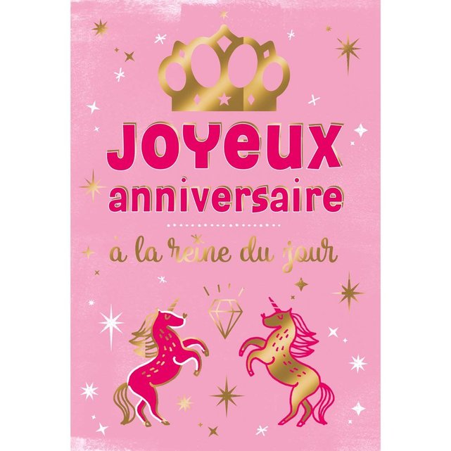 Carte Musicale Anniversaire Happy Birthday To You Rose Clair Draeger Paris La Redoute