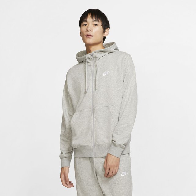 nike cotton zip up hoodie