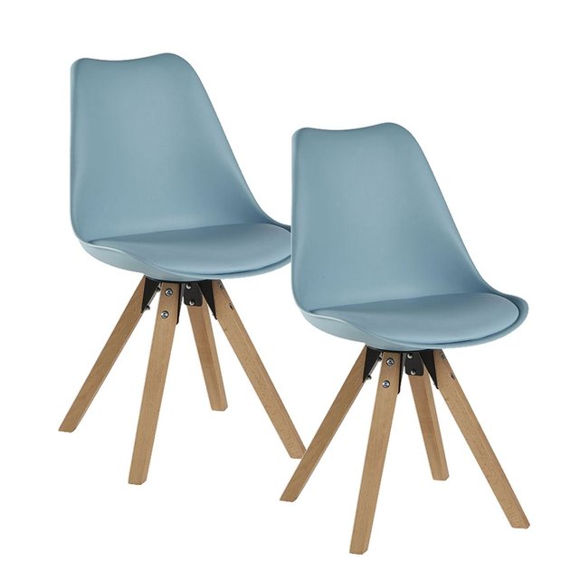 Chaise scandinave capitonnée TONY (lot de 8) Chaise scandinave capitonnée TONY (lot de 8)