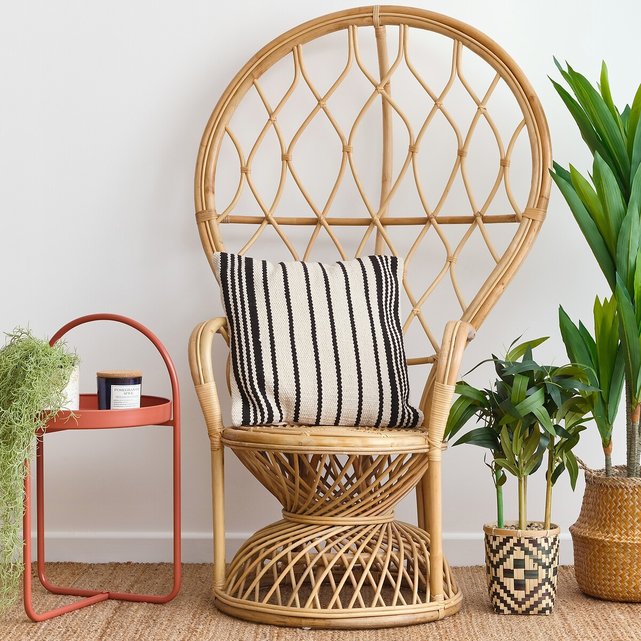 Wicker boho chair sale