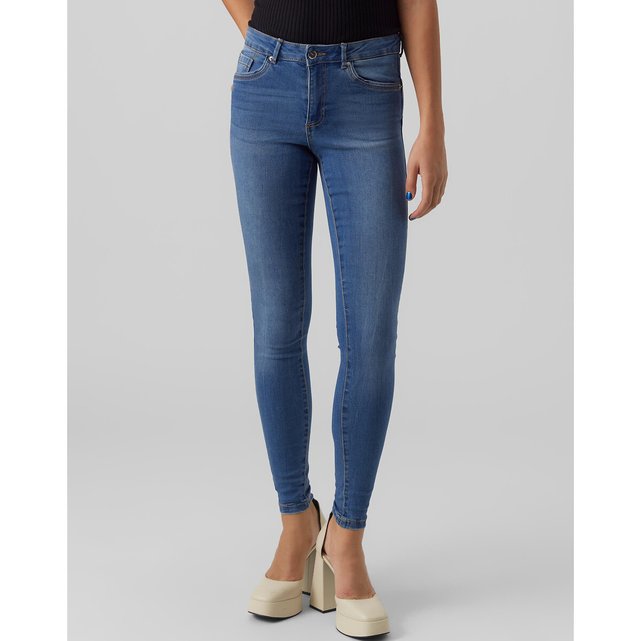 up jeans, mid blue Vero Moda | La Redoute
