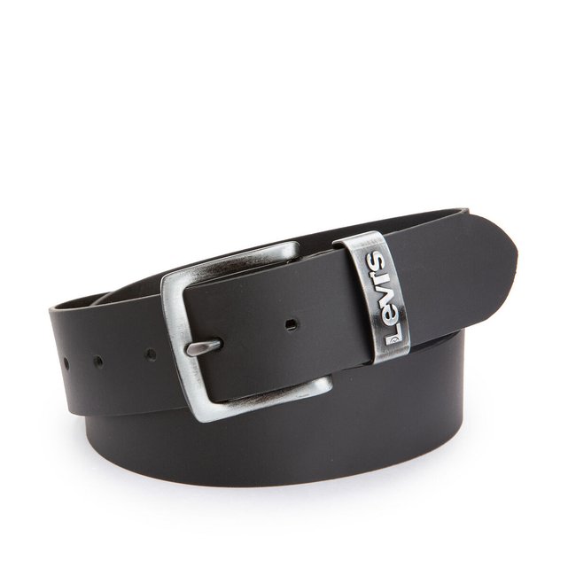 levi's black leather belt