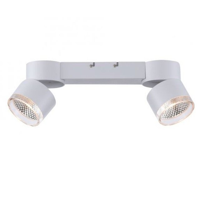 Rampe 2 Spots Nola Noir Led Puissant Et Dimmable