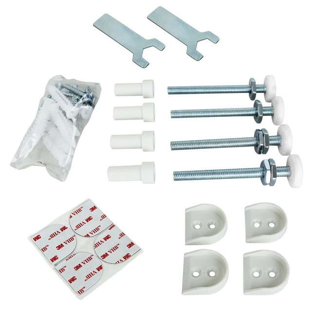 Kit De Fixation Pour Barriere De Securite Halte De Monsieur Bebe Blanc Monsieur Bebe La Redoute