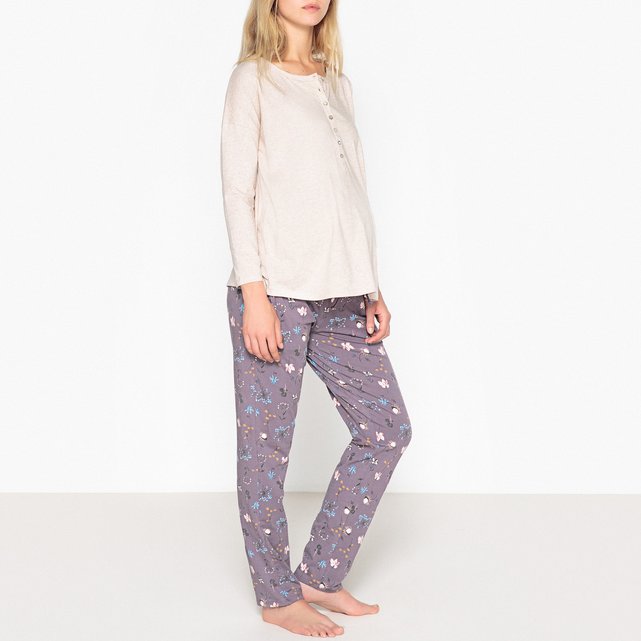 Pijama para grávida e amamentação  LA REDOUTE MATERNIDADE image 0