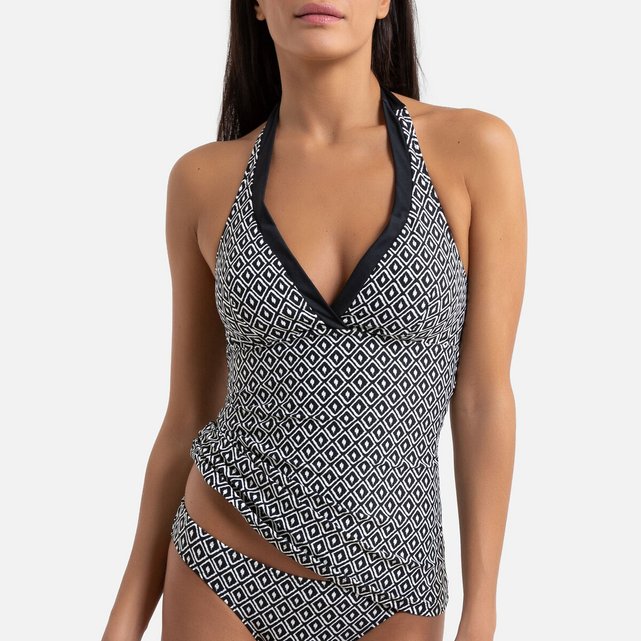 Haut de maillot de bain tankini imprimé graphique Haut de maillot de bain tankini imprimé graphique