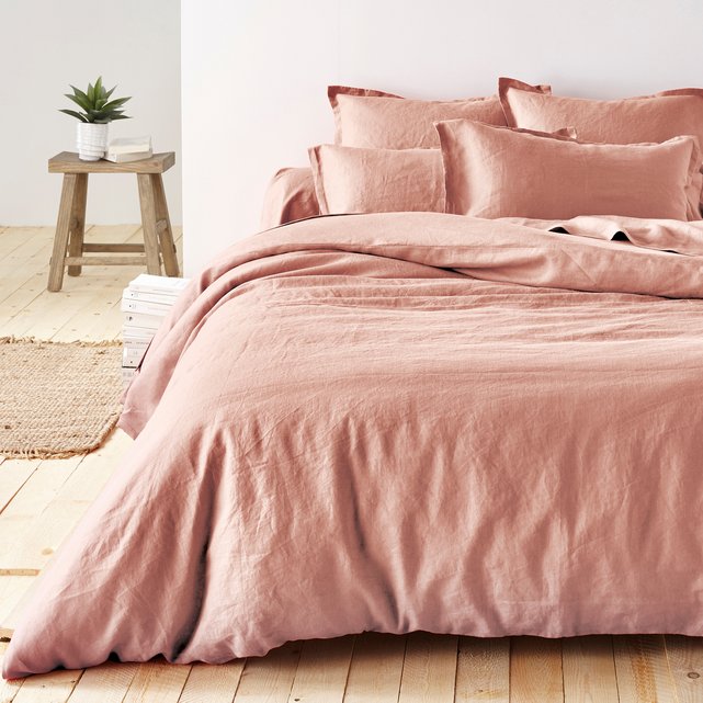 100 Washed Linen Plain Duvet Cover La Redoute Interieurs 100 Washed Linen Plain Duvet Cover La Redoute Interieurs