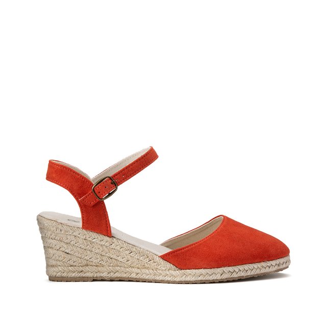 Rope wedge espadrilles , terracotta, La Redoute Collections | La Redoute