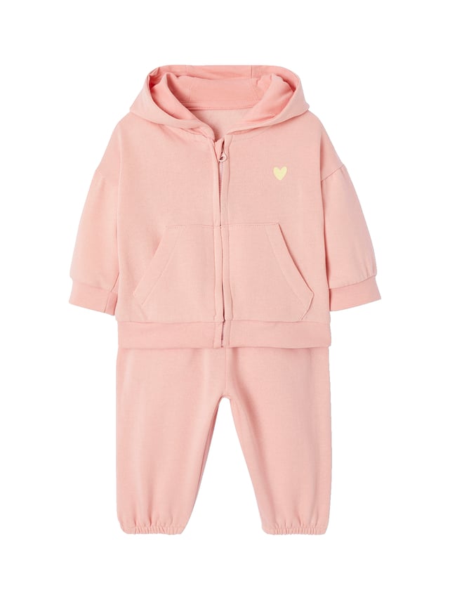 Ensemble Sport Fille Vertbaudet - Sweat à Capuche Et Jogging, Motif Tennis, Molleton Coton - 10