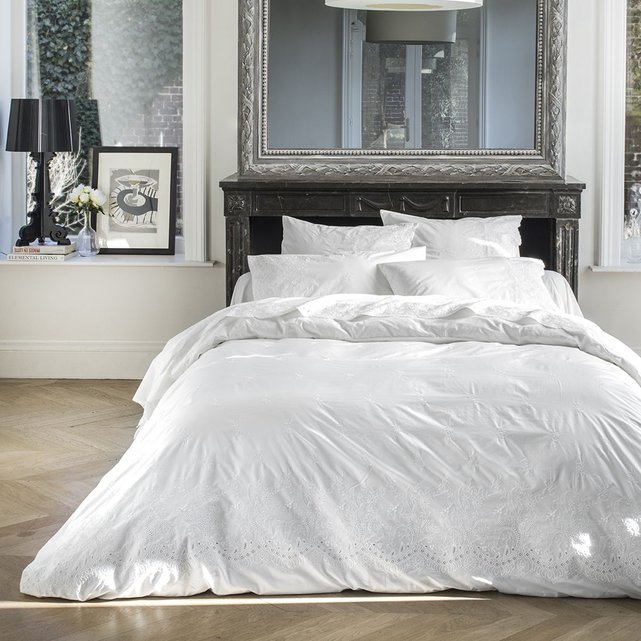 Housse de couette héritage blanc Anne De Solene | La Redoute