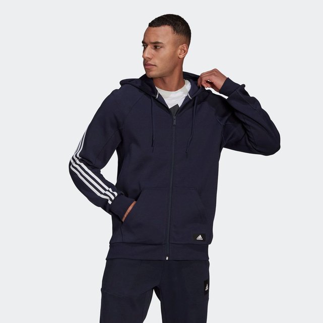 veste adidas blanche et bleu