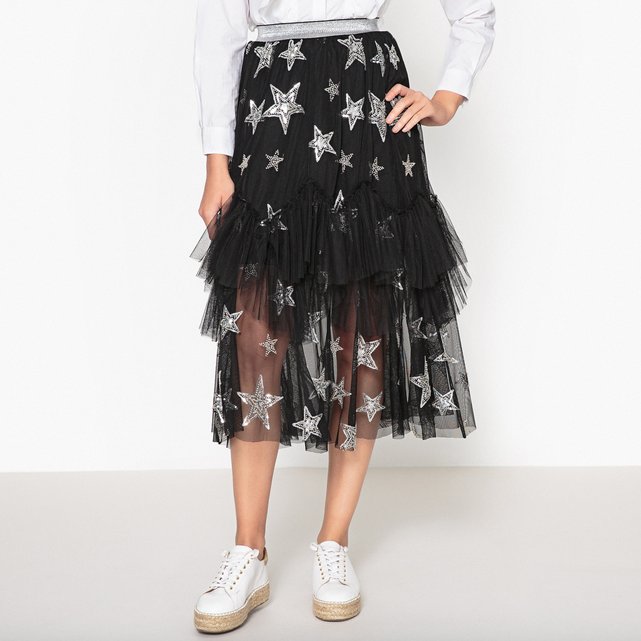 Image Tiered Star-Spangled Tulle Skirt SISTER JANE