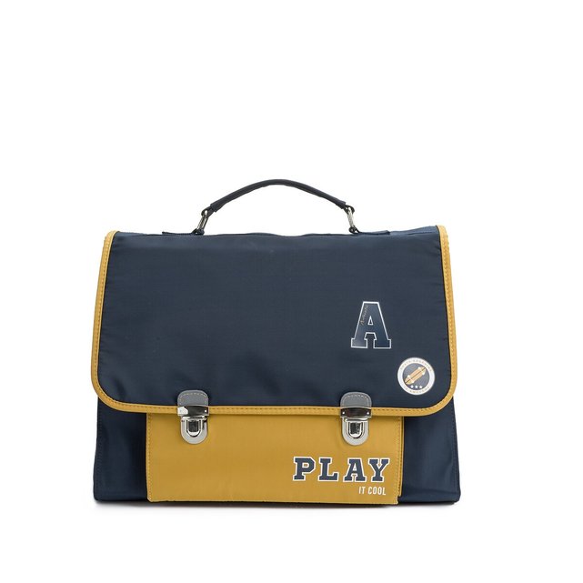 Cartable enfant a motifs bleu marine La Redoute Collections La Redoute