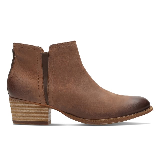 Maypearl Ramie Leather Ankle Boots