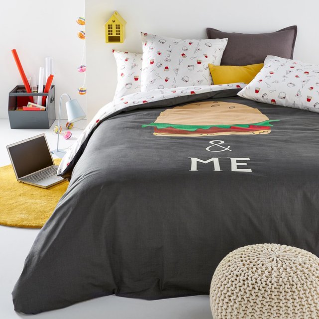 Housse de couette imprimée, burgers La Redoute Interieurs ...