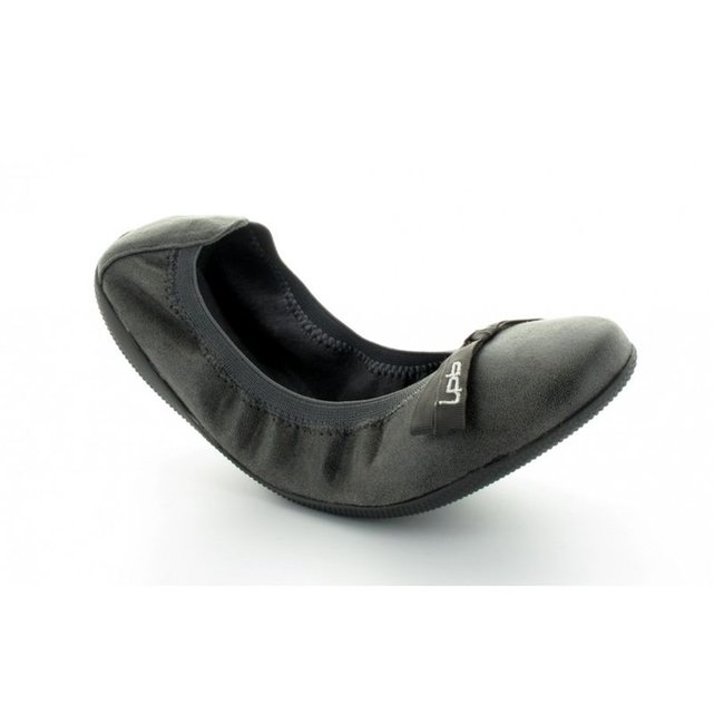 LPB Shoes Ballerine 2-Ella velours Gris Gris - Chaussures Ballerines Femme LPB Shoes Ballerine 2-Ella velours Gris Gris - Chaussures Ballerines Femme