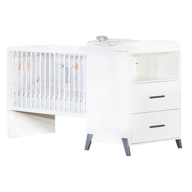 Lit Combine Evolutif 1x60 En 90x190 Joy Blanc Baby Price La Redoute