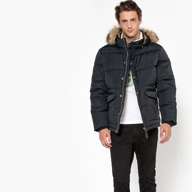 short hooded parka