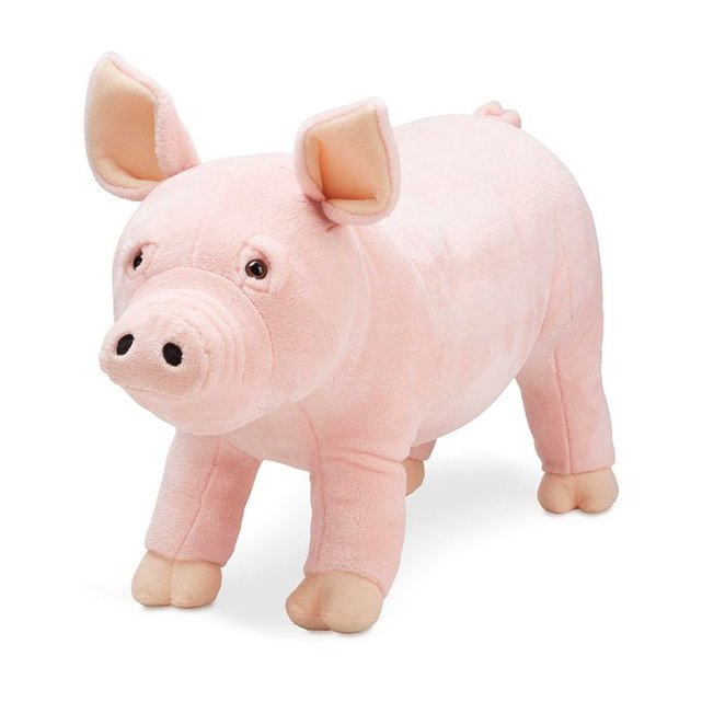 cochon peluche geante