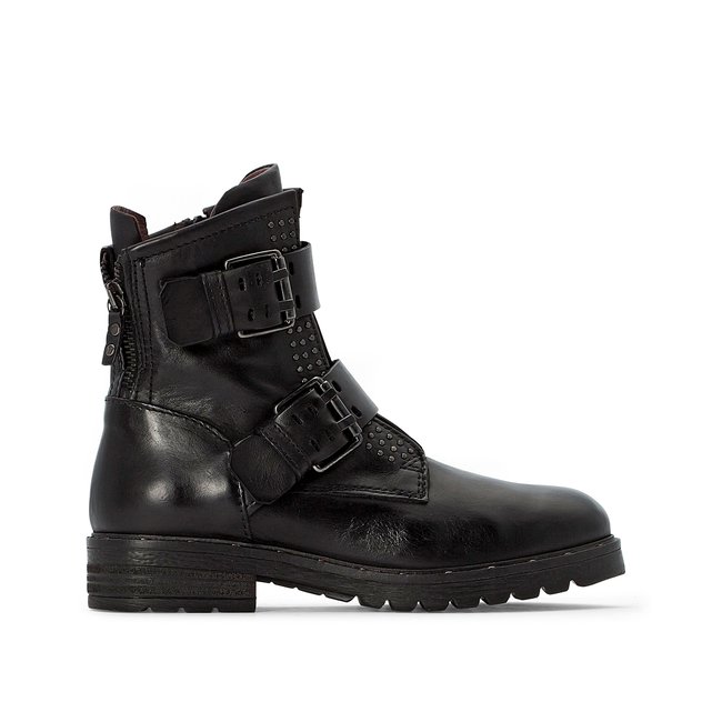ankle boots with buckles