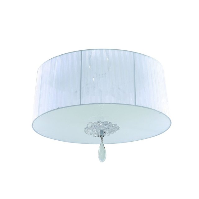 plafonnier baroque grand abat-jour louise