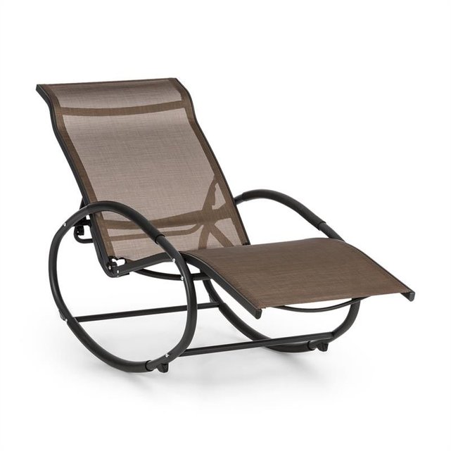 blumfeldt santorini fauteuil bascule chaise longue aluminium polyester marron blumfeldt image 0 - Fauteuil Chaise Longue blumfeldt santorini fauteuil bascule chaise longue aluminium polyester marron blumfeldt image 0 - Fauteuil Chaise Longue
