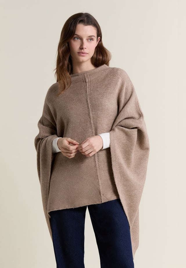 Pull Femme Etam - Taille 38 - Laine Mélangée - Couleur Jaune Argenté - Occasion Très Bon état