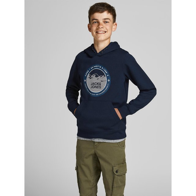Details about   Jack & Jones Boys Sweatshirt Long Sleeve Logo Print Hoodies Kids Jumper Hooded