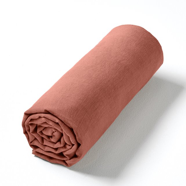 Helm washed hemp fitted sheet Am.Pm La Redoute