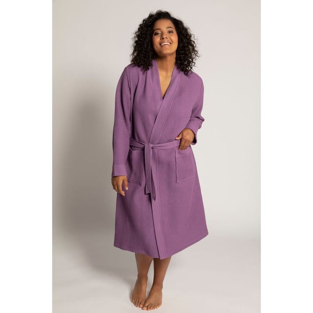 Peignoir Avec Fermeture éclair Ulla Popken Pour Femme - Taille 50-56 - Couleur Bleu Nuit