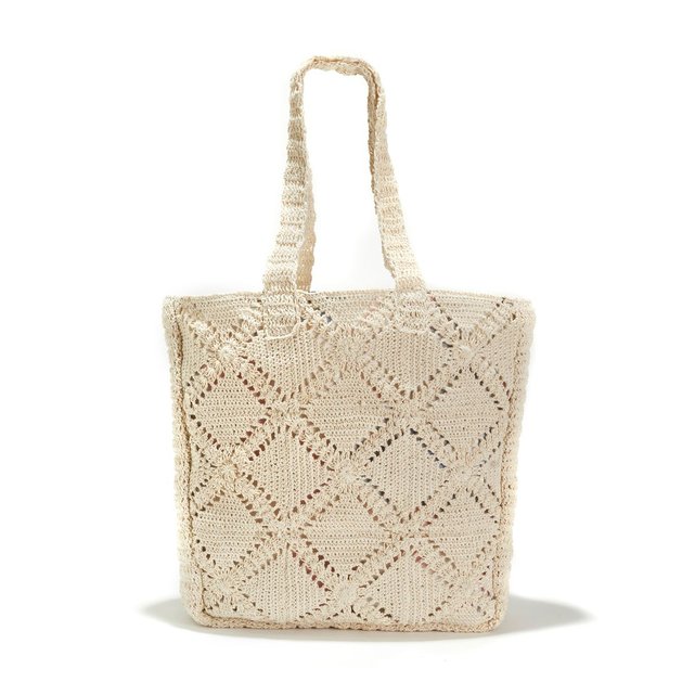 Sac Macramé Doublure Fleurie Ecru Balzac Paris X La Redoute