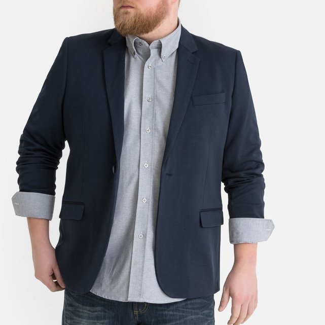 Veste blazer droite La Redoute Collections Plus | La Redoute