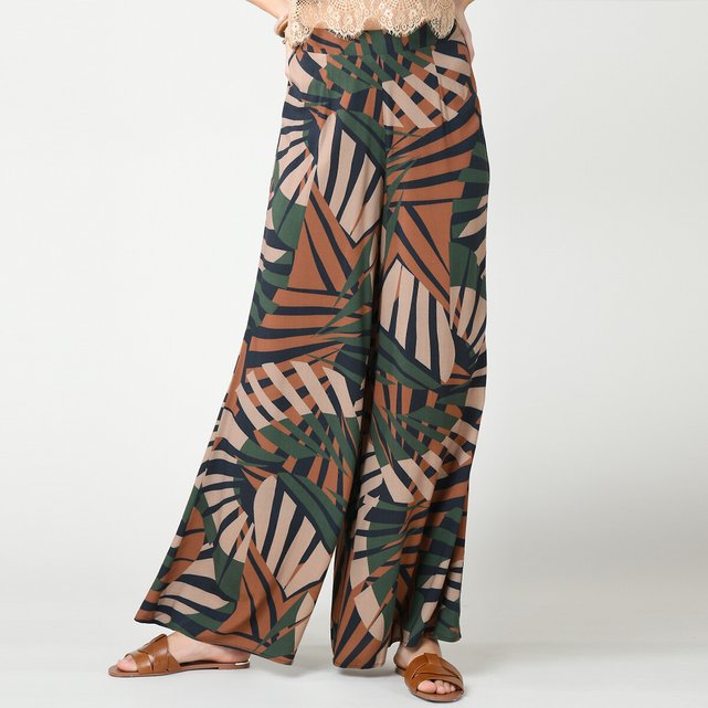Weite Hose mit Motiv, hoher Bund  MOLLY BRACKEN image 0