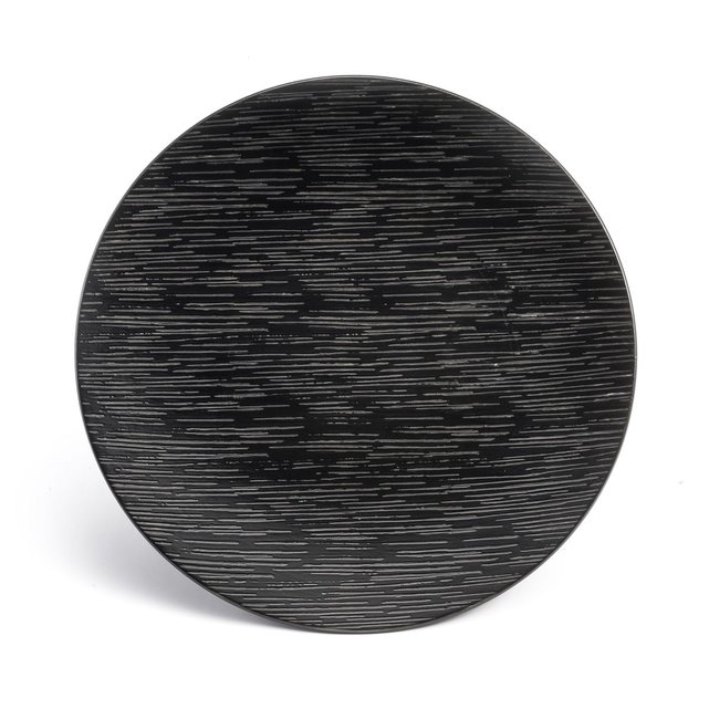 Lot de 6 Assiettes plates 27 cm - Yaka Noir, Medard de Noblat (x 6