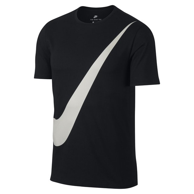 Plain short-sleeved crew neck t-shirt , black, Nike | La Redoute