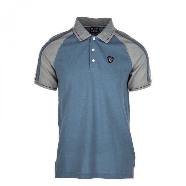 Armani Coton Ea7 Redoute Emporio Bleu Polo La dFPwOqttx