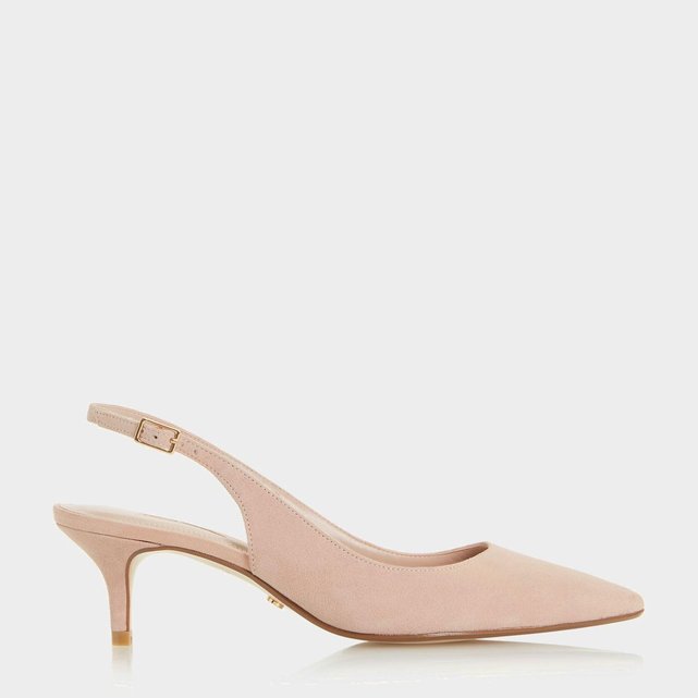 escarpin rose pale petit talon
