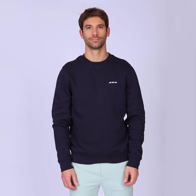 Sweat-shirt à Manches Longues Mise Au Green Taille L Bleu - Occasion Très Bon état Pour Homme