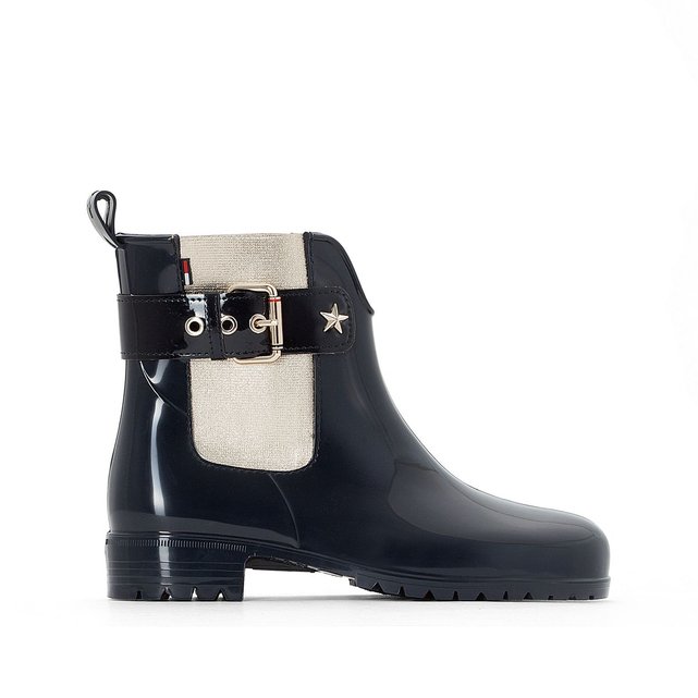 Boots de pluie exley bleu marine/or Tommy Hilfiger La Redoute Boots de pluie exley bleu marine/or Tommy Hilfiger La Redoute