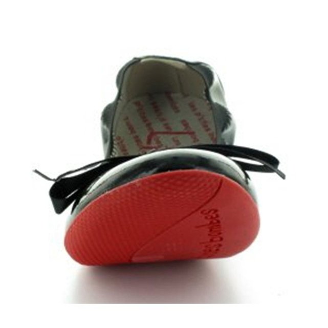 R Noir Les P'tites WOMAN Ballerine LPB Vernis Ella Bombes gYxUz