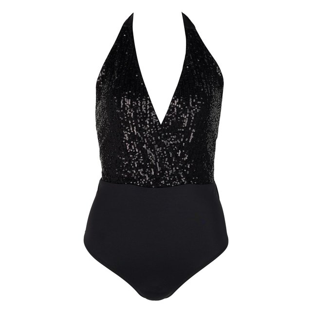 Code Promo Calzedonia Maillot De Bain Maillot de bain une pièce barbara noir - 186c - paillettes nero