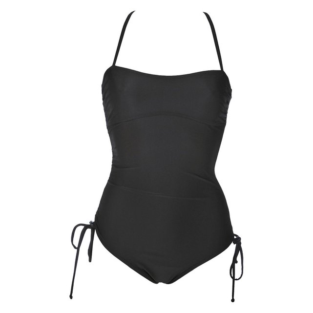 Maillot de bain 1 pièce piscine à bretelles noir Arena ...