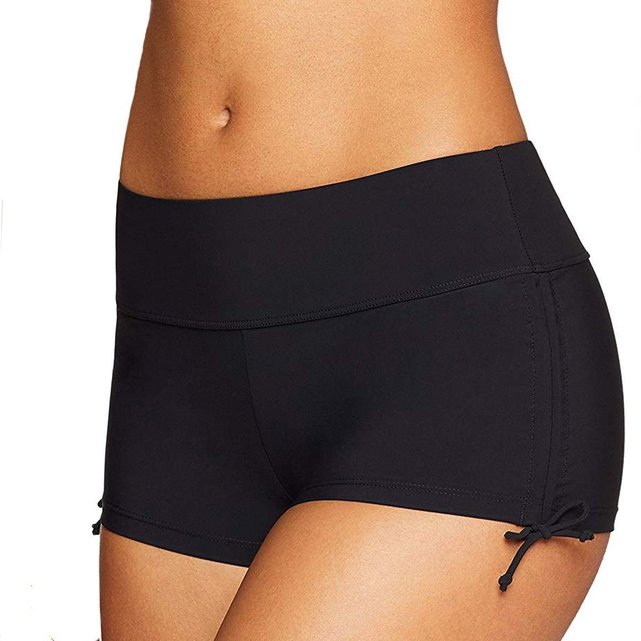 Bas De Maillot Shorty Reglable Nora Island Hopping Noir Rosa Faia Bain La Redoute