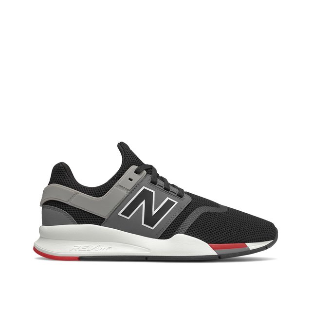 black new balance trainers