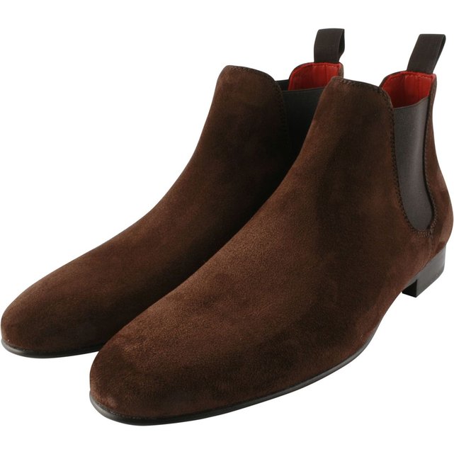 bottines en daim