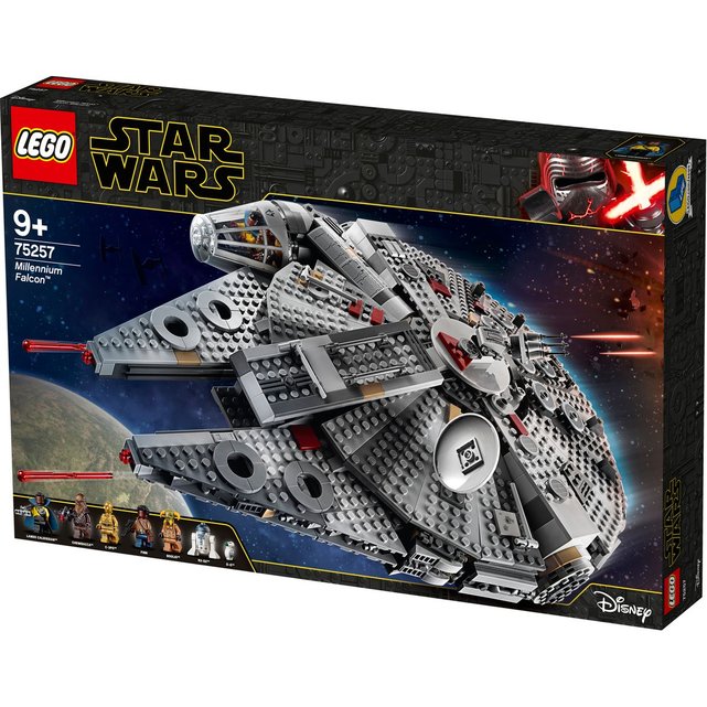 vaisseau lego star wars faucon millenium