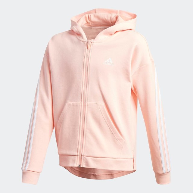 veste adidas femme noir et rose